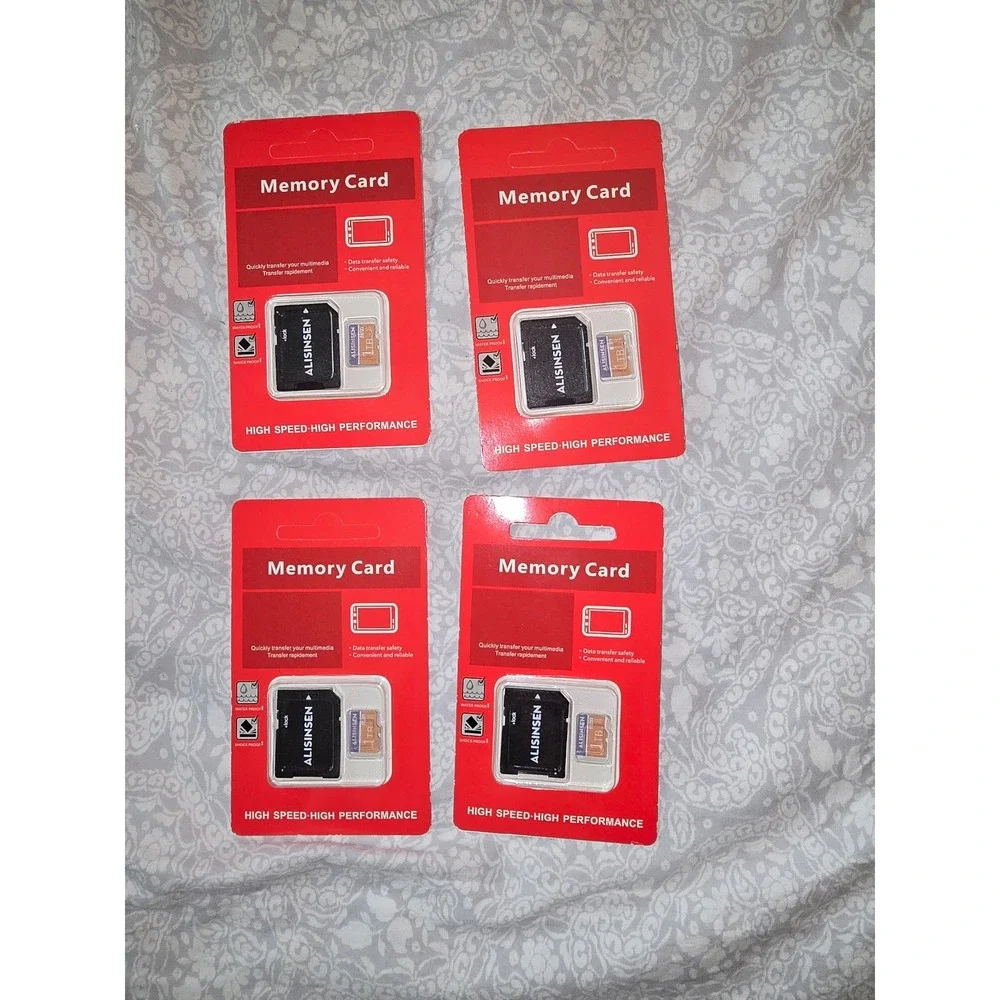 Alisinsen 1TB micro SD flash memory card with SD card adapter (4 Packs)